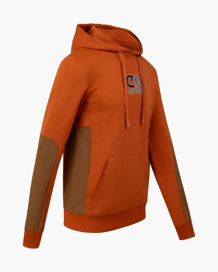 Men Cruyff Sweats and Hoodies Clion Outlined Graphic Hoodie Neon Yellow