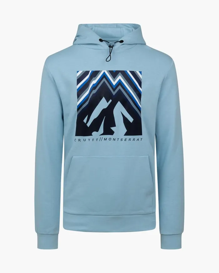 Men Cruyff Sweats and Hoodies Montserrat Peak OTH Sky Light Blue