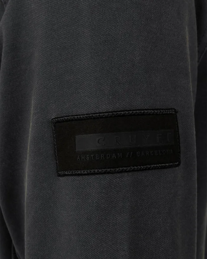 Men Cruyff Sweats and Hoodies Non Denim Hoodie Black
