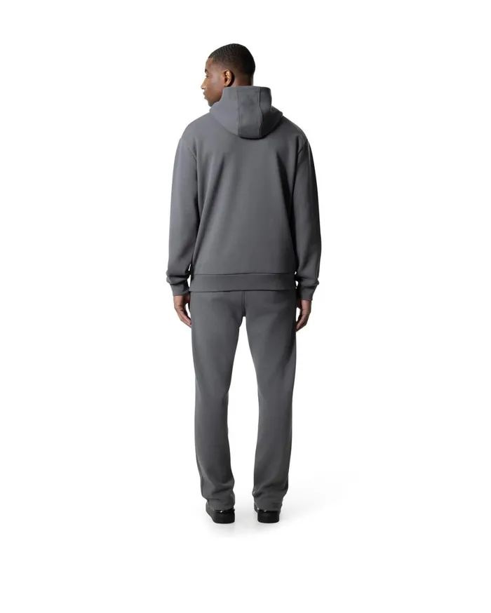 Men Cruyff Sweats and Hoodies Pique Hoodie Charcoal Grey