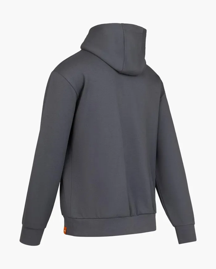 Men Cruyff Sweats and Hoodies Pique Hoodie Charcoal Grey