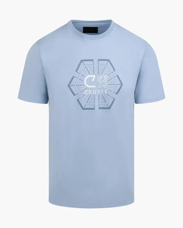 Men Cruyff TShirts and Polo039s CLion Geo Tee Blue Nights