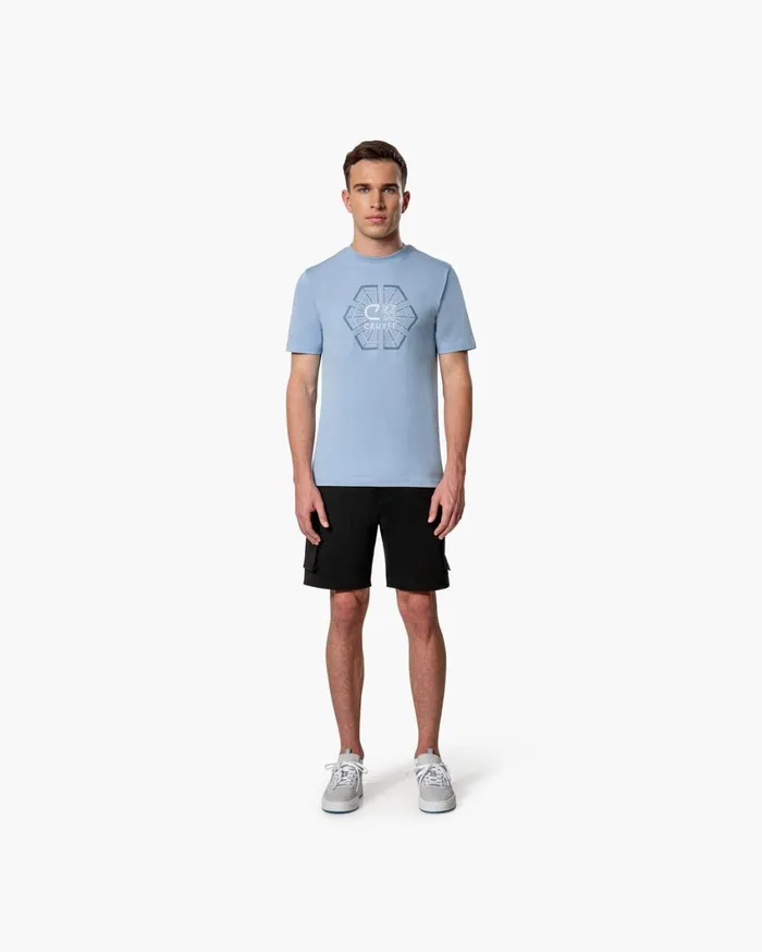 Men Cruyff TShirts and Polo039s CLion Geo Tee Blue Nights