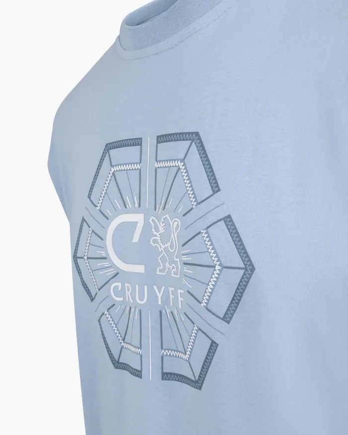 Men Cruyff TShirts and Polo039s CLion Geo Tee Blue Nights