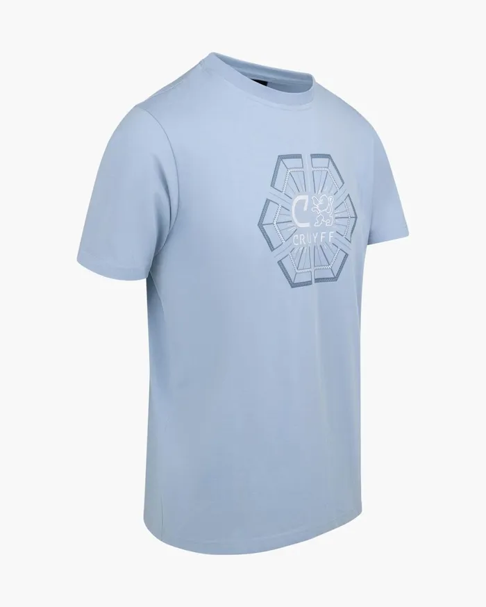 Men Cruyff TShirts and Polo039s CLion Geo Tee Blue Nights