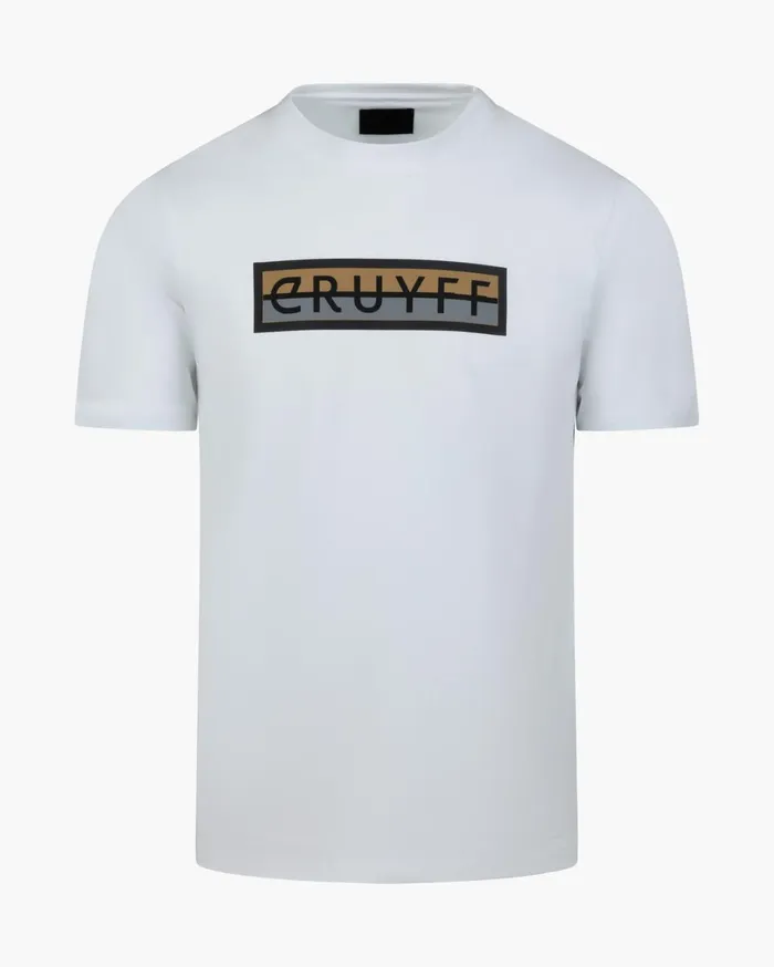Men Cruyff TShirts and Polo039s Cruyff ID Tee Whitegold
