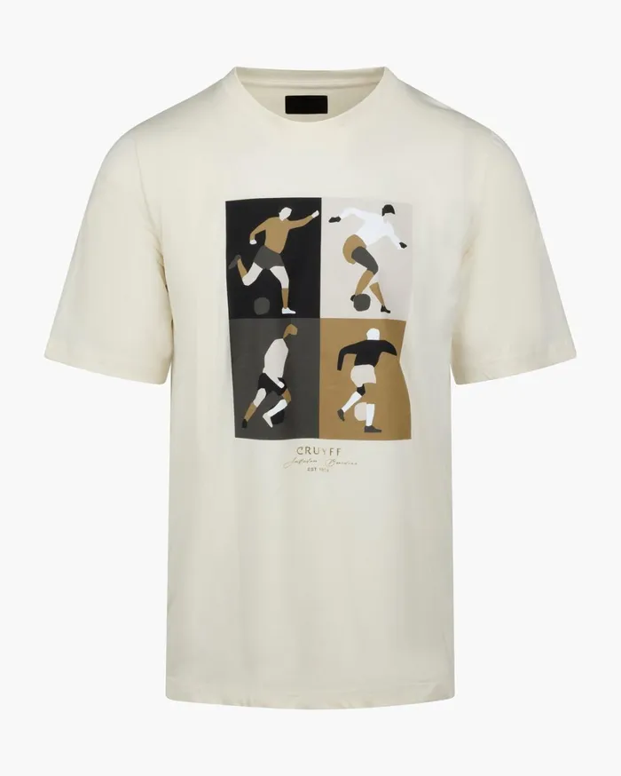 Men Cruyff TShirts and Polo039s Cruyff Turn Tee Whiteorange