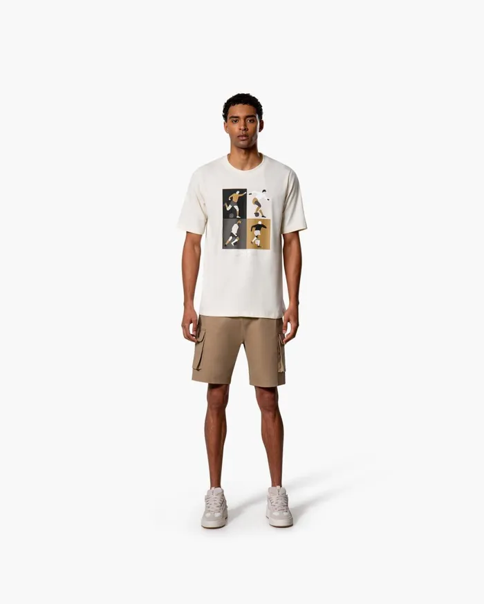 Men Cruyff TShirts and Polo039s Cruyff Turn Tee Whiteorange