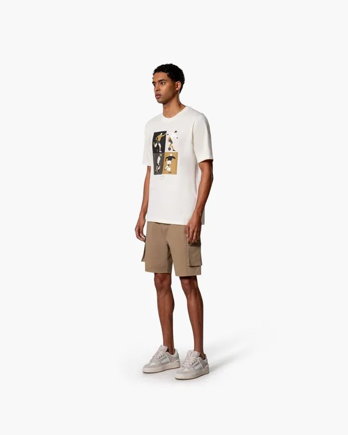 Men Cruyff TShirts and Polo039s Cruyff Turn Tee Whiteorange
