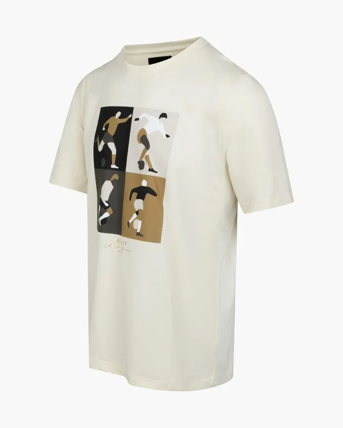 Men Cruyff TShirts and Polo039s Cruyff Turn Tee Whiteorange
