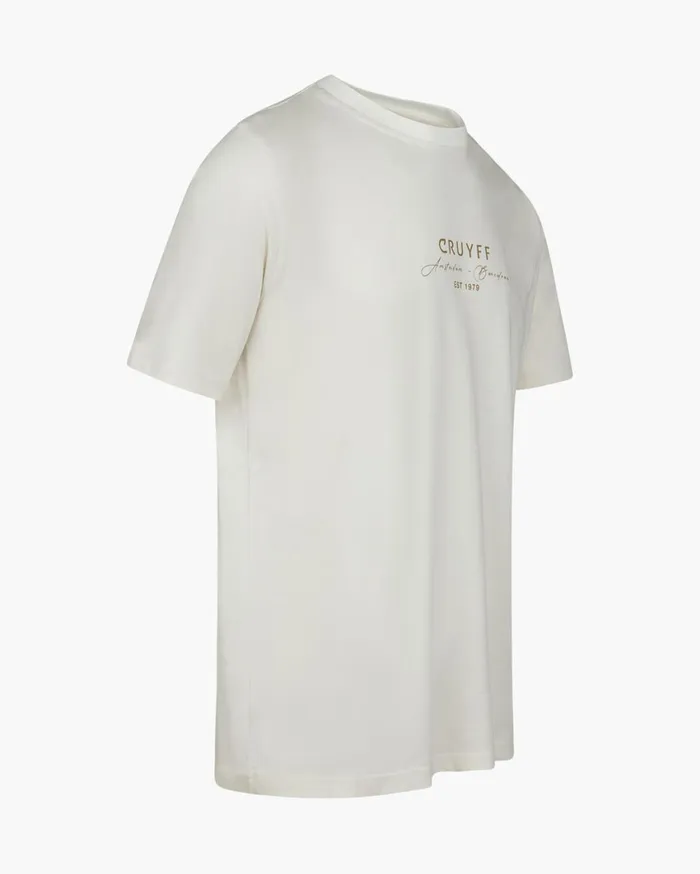 Men Cruyff TShirts and Polo039s Gudad Gold Tee Whiteorange