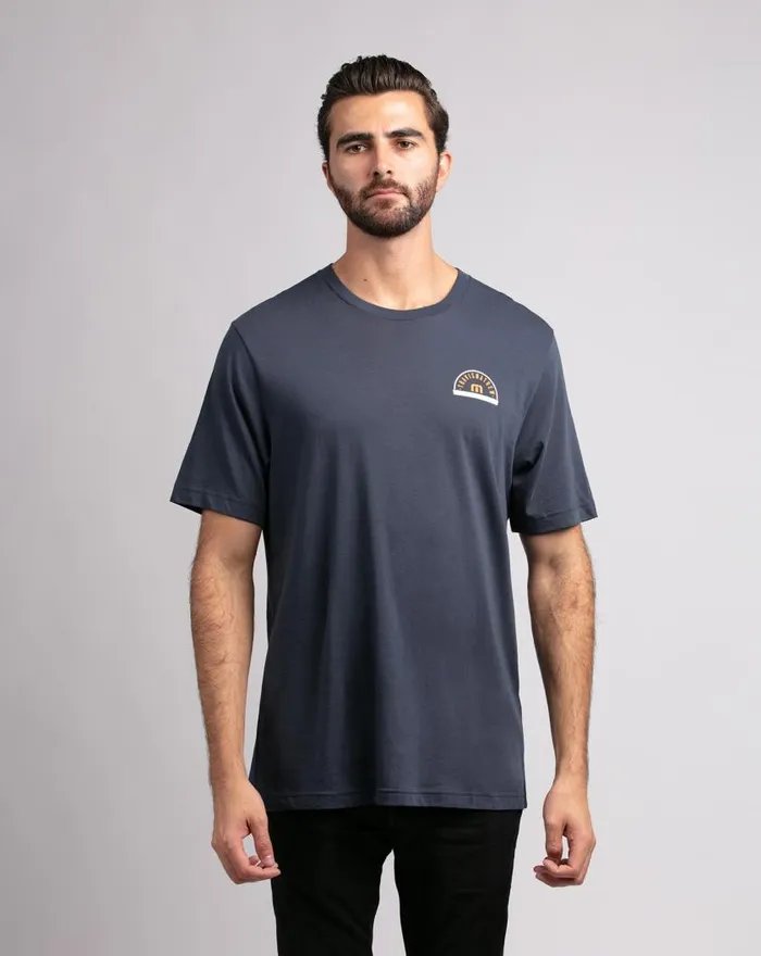 Men DA BEERS TEE Mood Indigo TravisMathew Tees