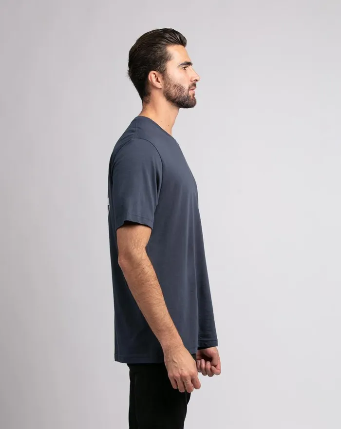 Men DA BEERS TEE Mood Indigo TravisMathew Tees