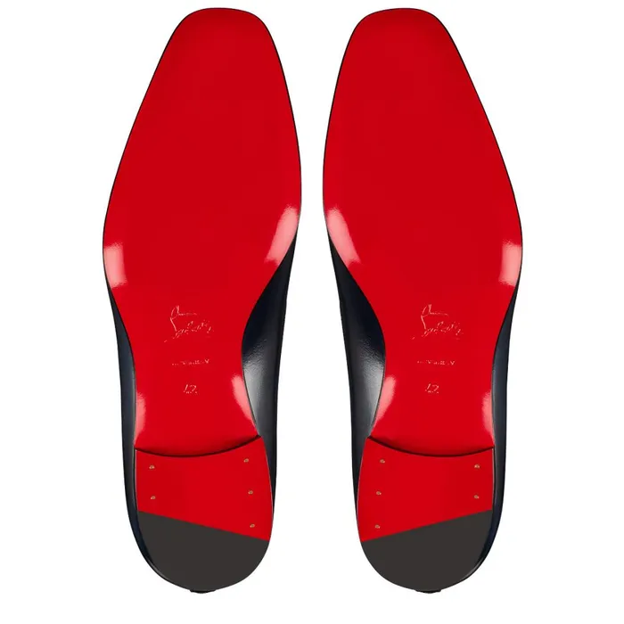 Men Dandelion Tassel Loafers 8211 Patinated Calf Leather 8211 Marine Blue Christian Louboutin Loafers and Slipons