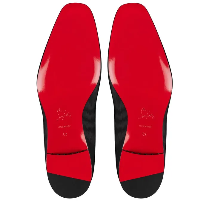 Men Dandyrocks Loafers 8211 Fabric 8211 Black Black Christian Louboutin Loafers and Slipons