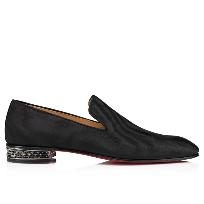 Men Dandyrocks Loafers 8211 Fabric 8211 Black Black Christian Louboutin Loafers and Slipons