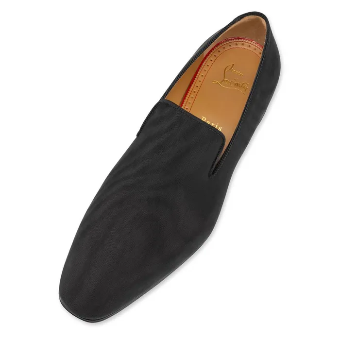 Men Dandyrocks Loafers 8211 Fabric 8211 Black Black Christian Louboutin Loafers and Slipons