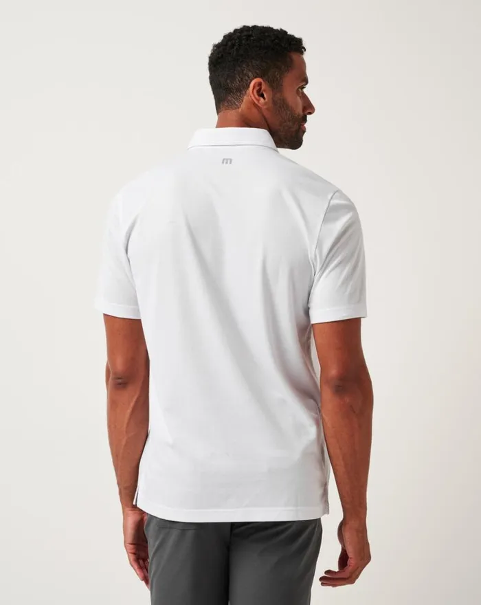 Men DAY PASS POLO White TravisMathew Polos