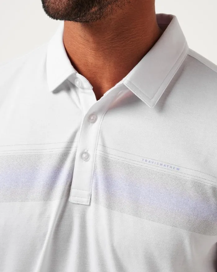 Men DAY PASS POLO White TravisMathew Polos