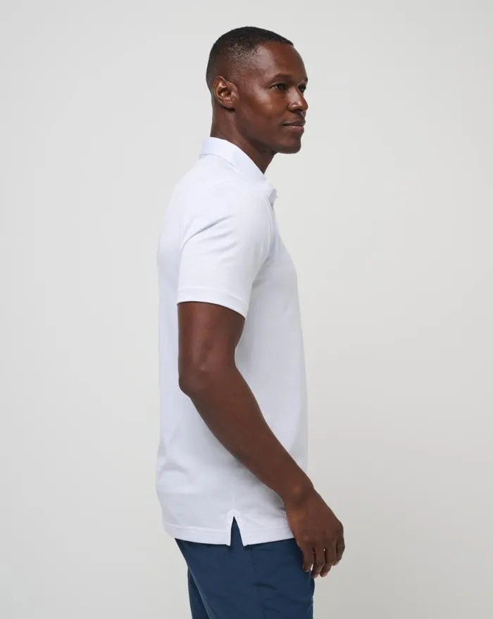 Men DECK NAVIGATOR POLO White TravisMathew Polos