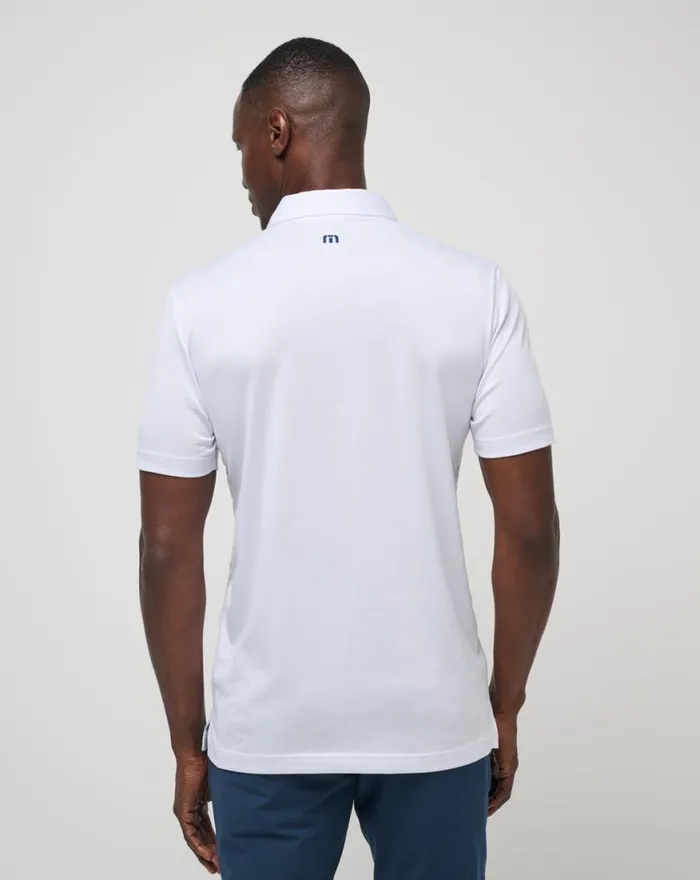 Men DECK NAVIGATOR POLO White TravisMathew Polos