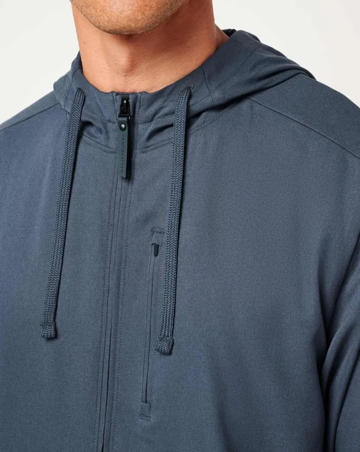 Men DEEPSPACE FULL ZIP Mood Indigovintage Indigo TravisMathew Jackets