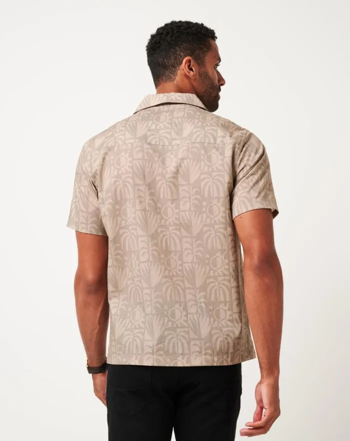 Men DESERT SUN BUTTONUP Italian Sand TravisMathew ButtonUps