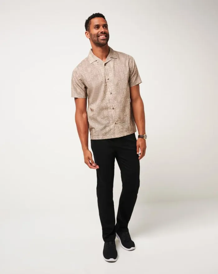 Men DESERT SUN BUTTONUP Italian Sand TravisMathew ButtonUps