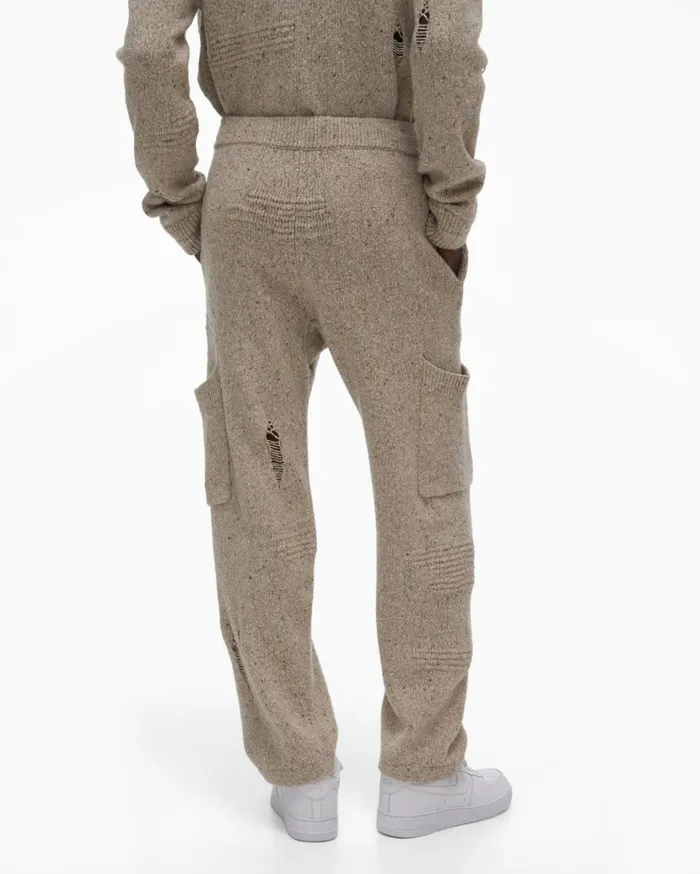 Men Distressed Sweatpant Sandstorm Helmut Lang Pants