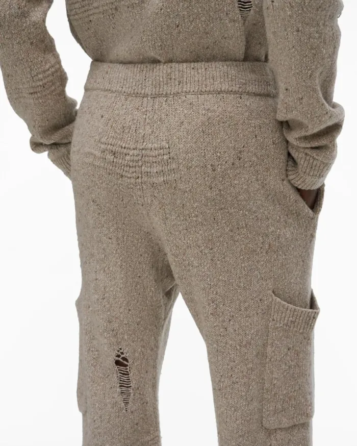 Men Distressed Sweatpant Sandstorm Helmut Lang Pants