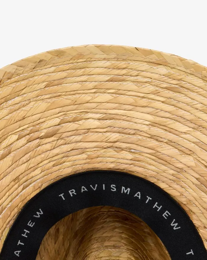 Men DOUBLE WAVE STRAW HAT Straw TravisMathew Other Hats