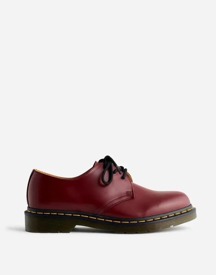 Men Dr Martens 1461 Oxfords In Leather Cherry Red Madewell Dress Shoes and Loafers