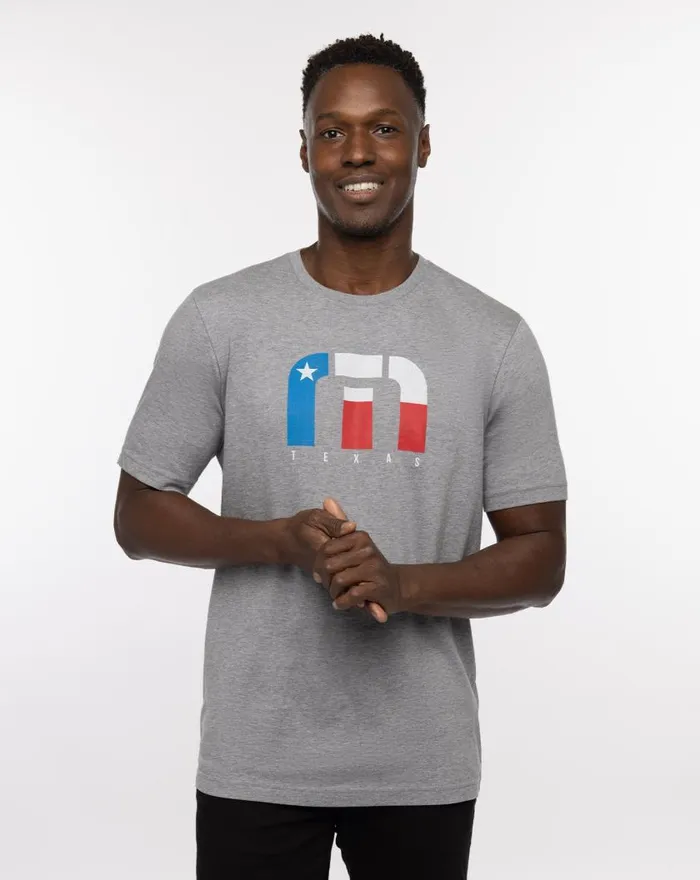 Men EL PASO TEE Heather Grey TravisMathew Tees
