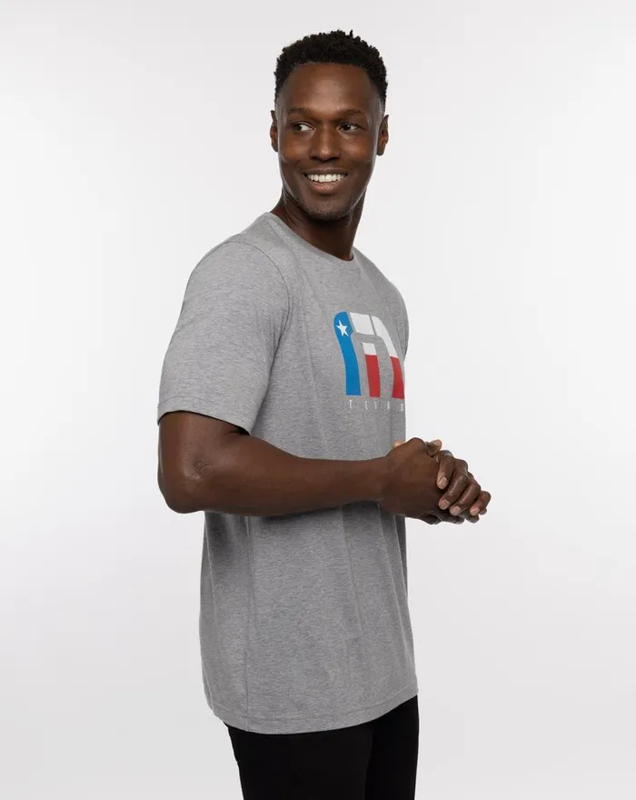 Men EL PASO TEE Heather Grey TravisMathew Tees
