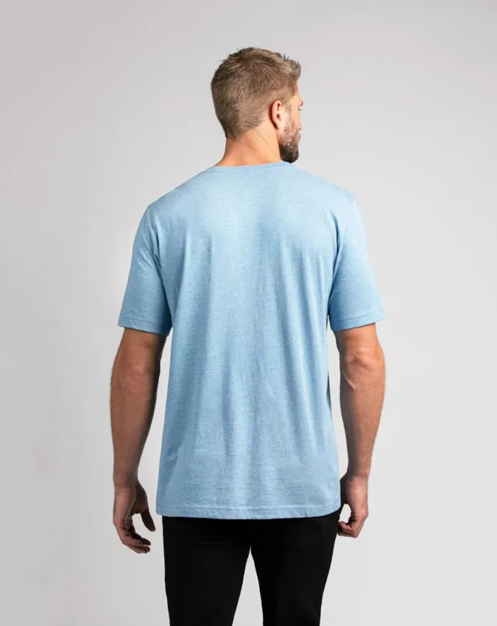 Men EVERGLADES 20 TEE Heather Allure TravisMathew Tees