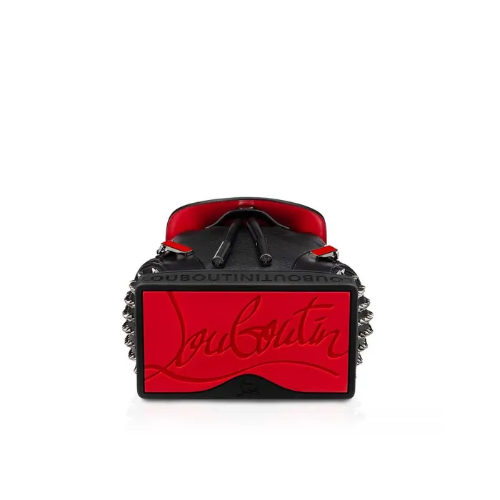 Men Explorafunk Small Backpack 8211 Calf Leather And Spikes 8211 Black Black Christian Louboutin Crossbody Bags