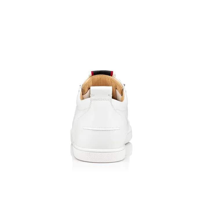 Men FAV Fique A Vontade Sneakers 8211 Calf Leather 8211 White White Christian Louboutin Low Top Sneakers