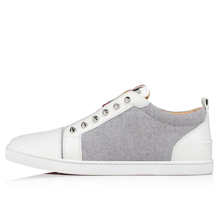 Men FAV Fique A Vontade Sneakers 8211 Calf Leather And Spikes 8211 Multicolor Multicolor Christian Louboutin Low Top Sneakers