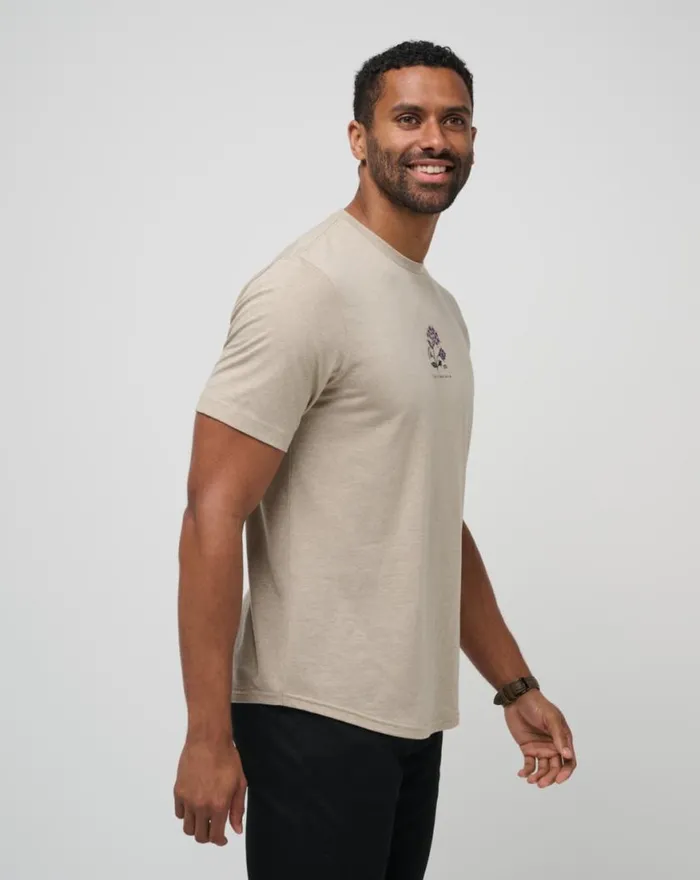 Men FADING SUNLIGHT TEE Oxford Tan TravisMathew Tees
