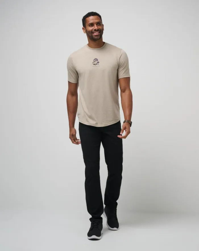 Men FADING SUNLIGHT TEE Oxford Tan TravisMathew Tees