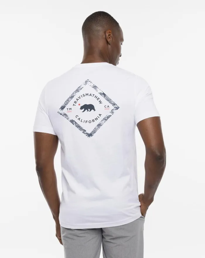 Men FERN CANYON 20TEE White TravisMathew Tees