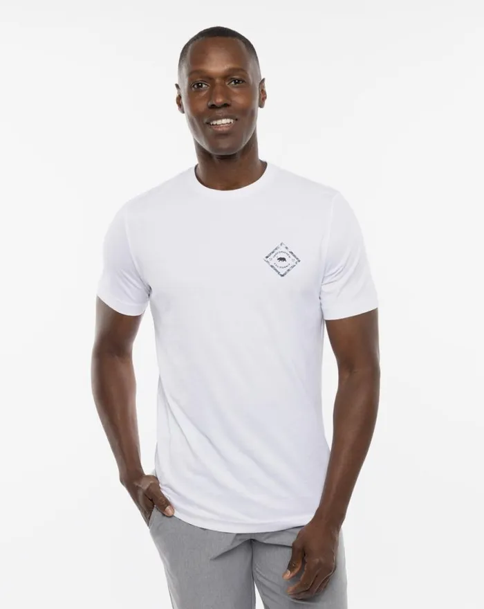 Men FERN CANYON 20TEE White TravisMathew Tees Men FERN CANYON 20TEE White TravisMathew Tees
