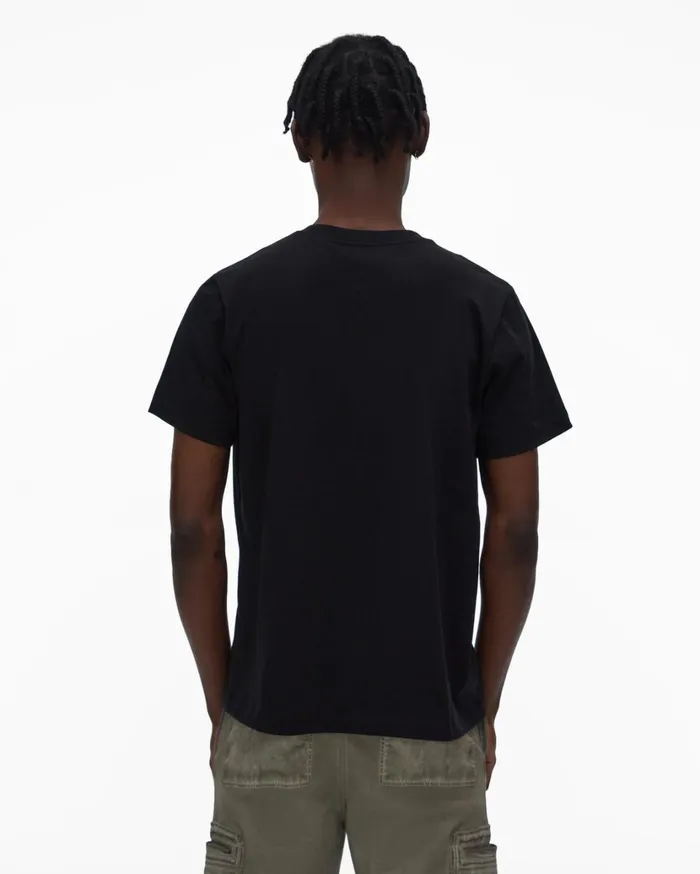 Men Figure Tee Basalt Black Helmut Lang TShirts