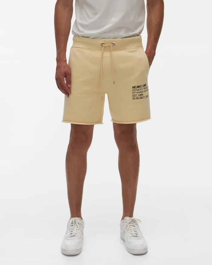 Men Finest Masc Sweat Short Muslin Helmut Lang Shorts