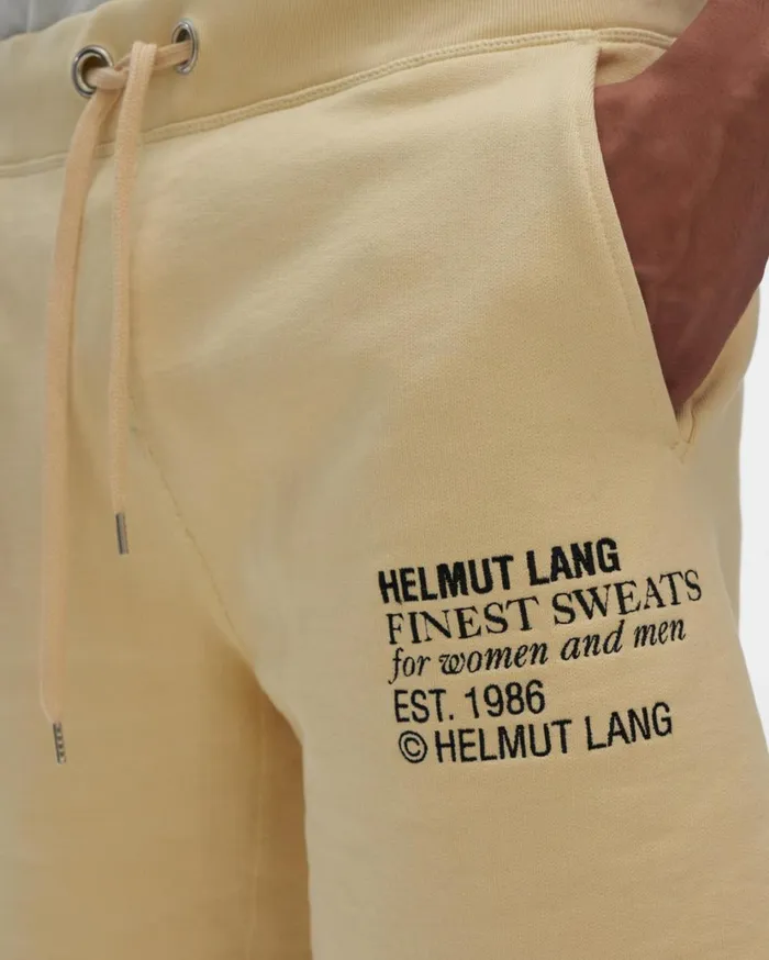 Men Finest Masc Sweat Short Muslin Helmut Lang Shorts