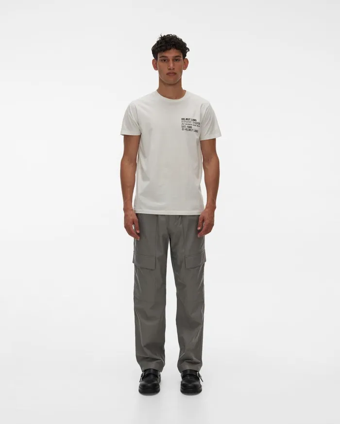 Men Finest Standard Tee Chalk White Helmut Lang TShirts