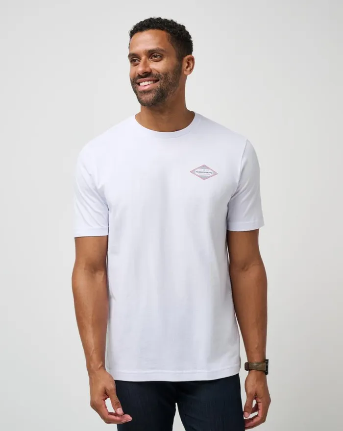 Men FOR SURE TEE White TravisMathew Tees