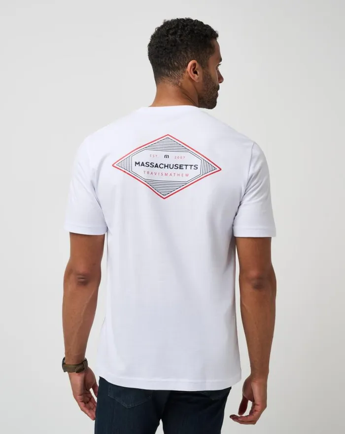 Men FOR SURE TEE White TravisMathew Tees Men FOR SURE TEE White TravisMathew Tees