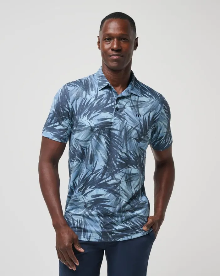 Men FOREST RESERVE POLO Dream Blue TravisMathew Polos