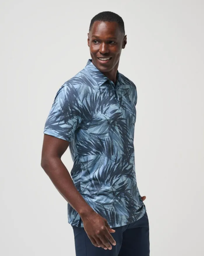 Men FOREST RESERVE POLO Dream Blue TravisMathew Polos